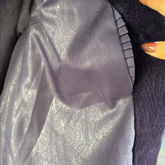 Purple 100% Real female mink fur coat Women's Coat - Picture 9 of 11